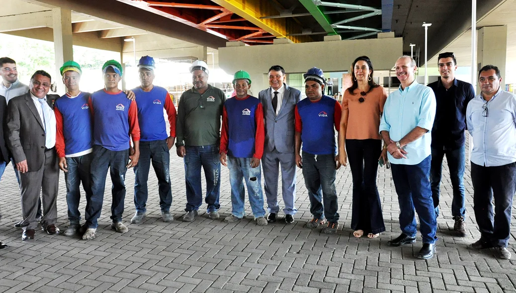 Governador com a equipe 