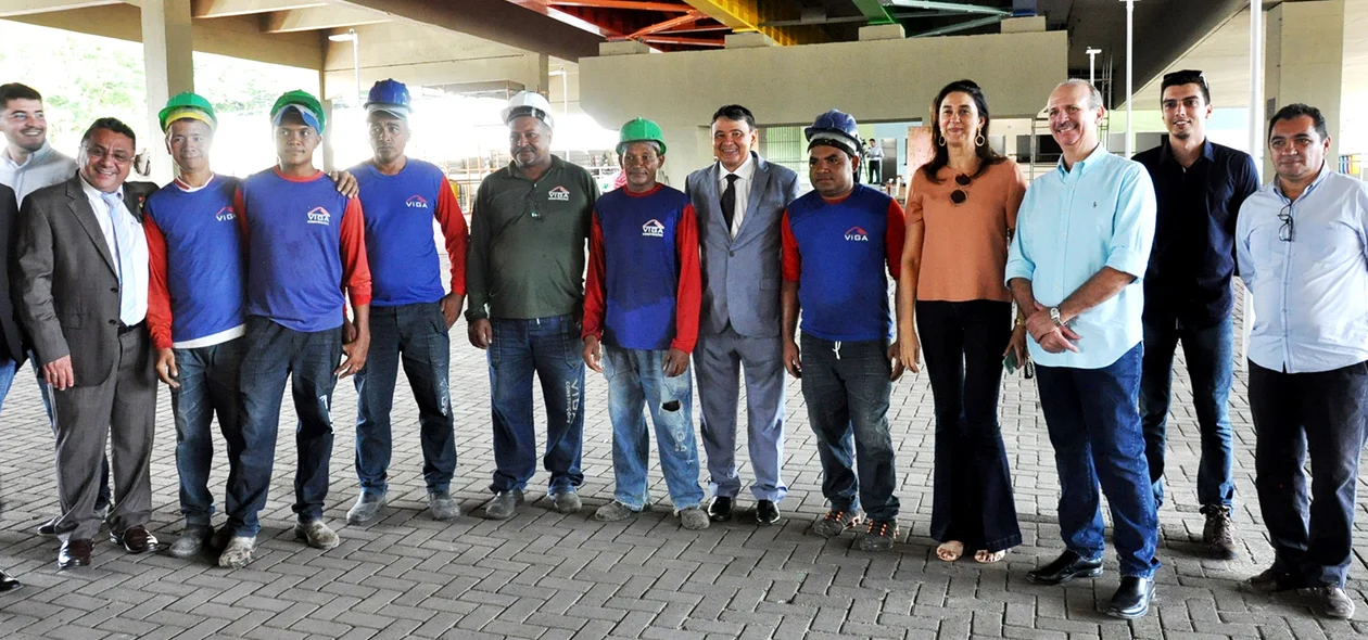 Governador com a equipe 