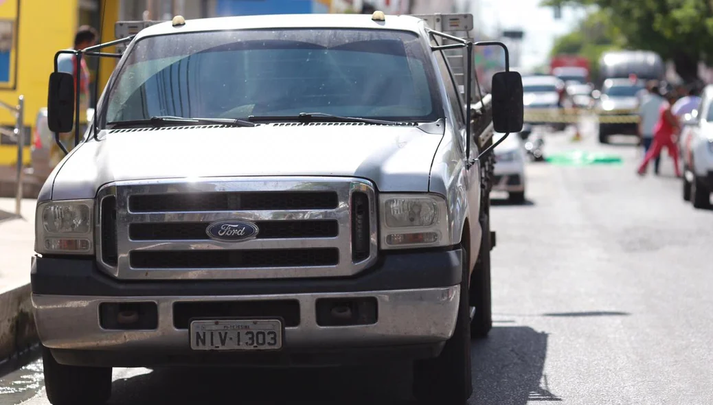 Veículo envolvido no acidente no bairro Dirceu