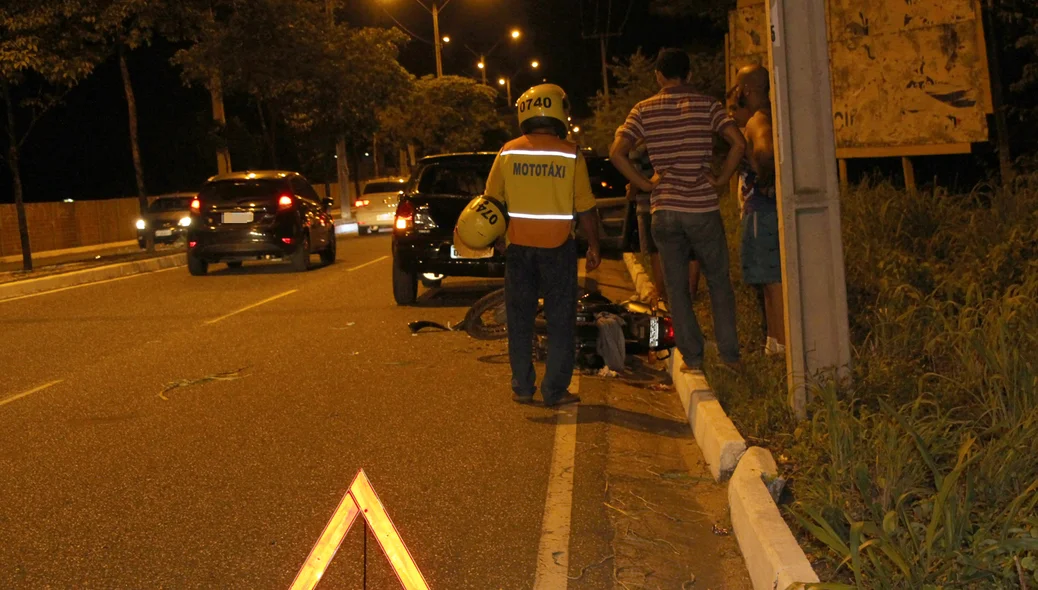 Motorista afirma que o local do acidente estava sinalizado