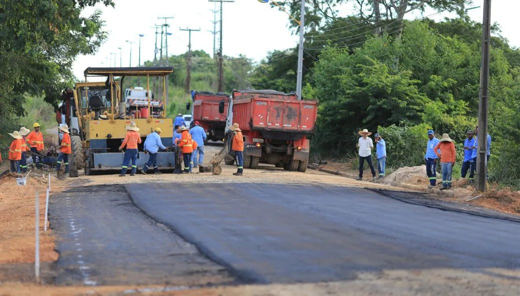 Trabalho que foi realizado pelo DNIT na BR 343