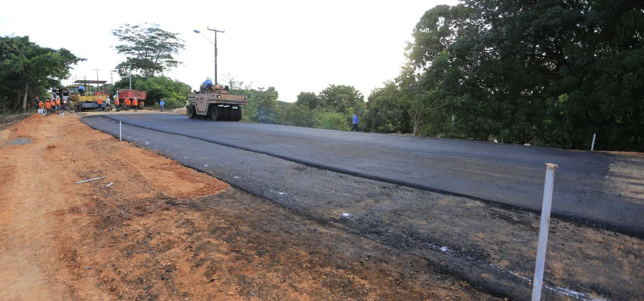 Trecho da BR 343 que caiu passou por uma grande obra 