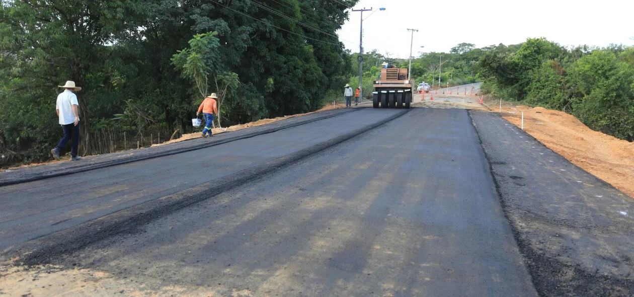 Trecho da BR 343 passou por obras antes de ser liberado