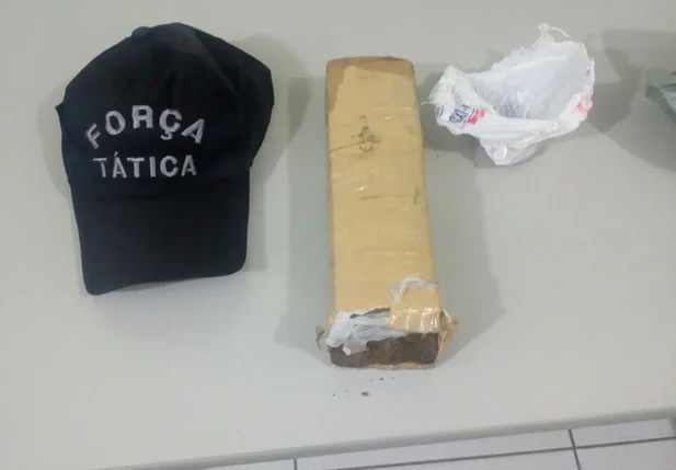 Droga apreendida no bairro Matadouro
