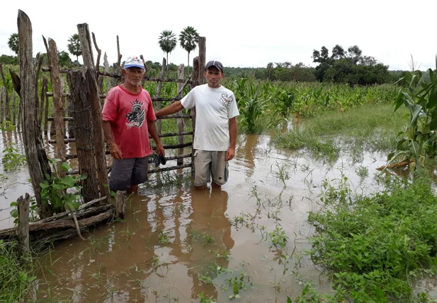 Prefeitura vistoria plantações inundadas pelas chuvas em Cocal