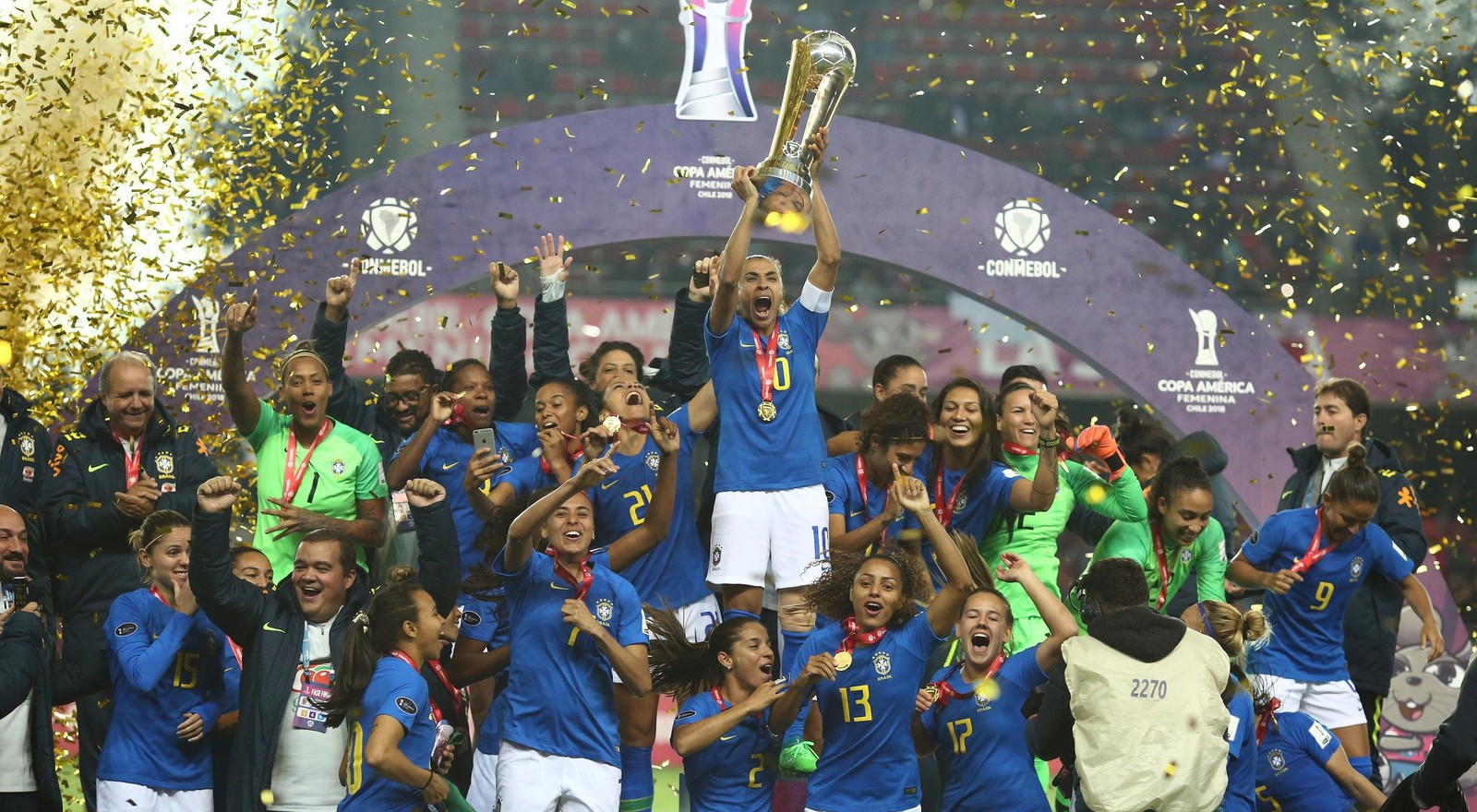 Seleção brasileira feminina de futebol é campeã da Copa América feminina