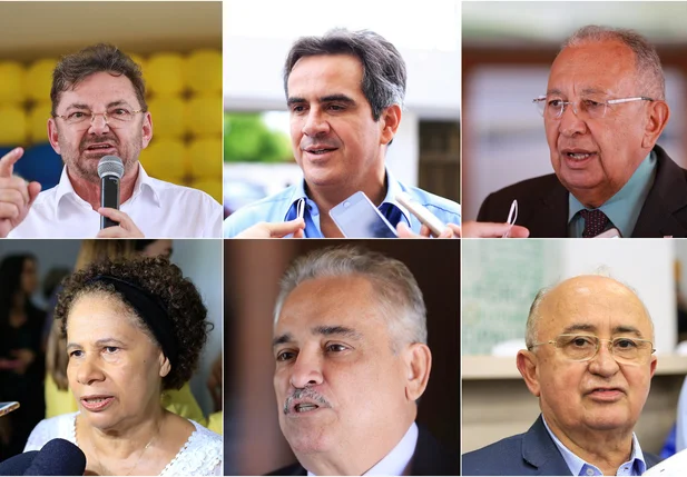 Candidatos ao senado citados na pesquisa: Wilson Martins, Ciro Nogueira, Dr. Pessoa, Regina Sousa, Robert Rios, Júlio César