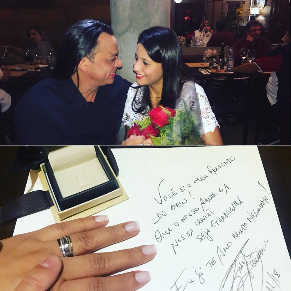 Frank Aguiar anuncia casamento com a namorada de 21 anos