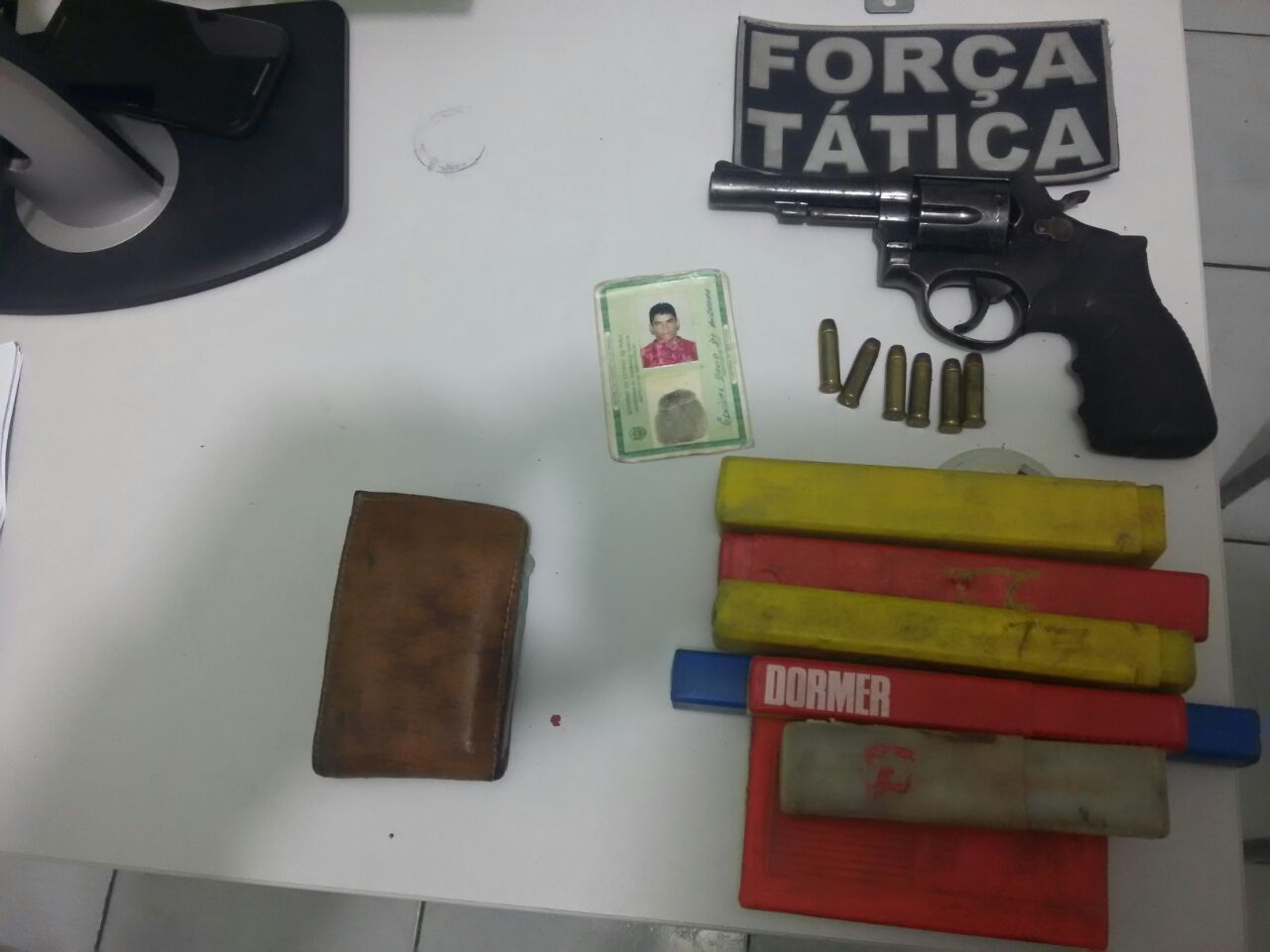 Material apreendido