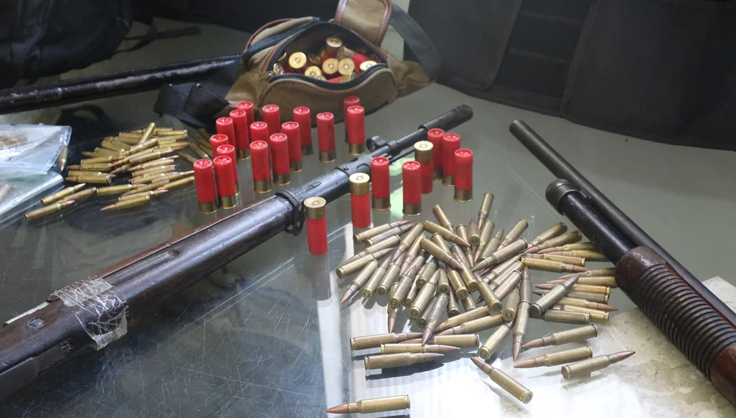 As armas eram armazenadas em um galpão na cidade de Campo Maior 