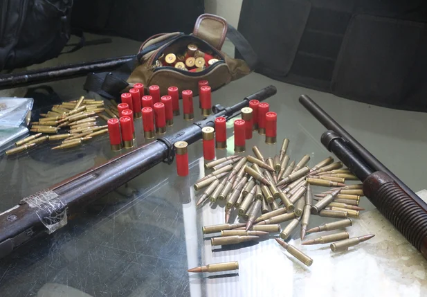 As armas eram armazenadas em um galpão na cidade de Campo Maior 