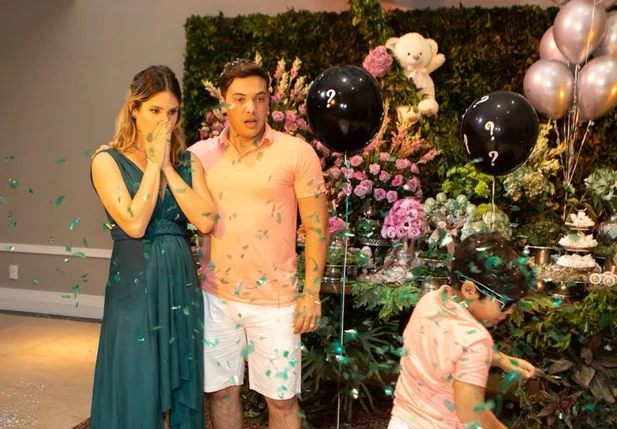 Wesley Safadão e Thyane Dantas vão ser pais de um menino