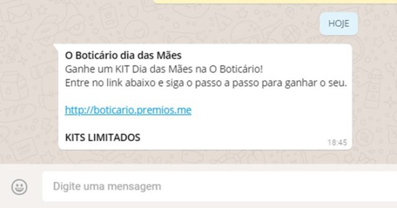 Golpe aplicado em nome do O Boticário