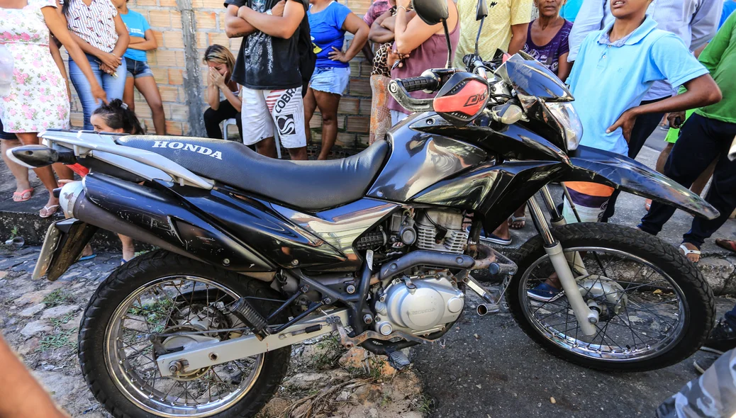 Moto da Vítima 