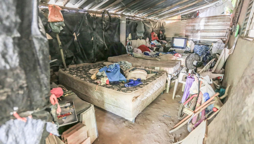 Quarto dos moradores do povoado