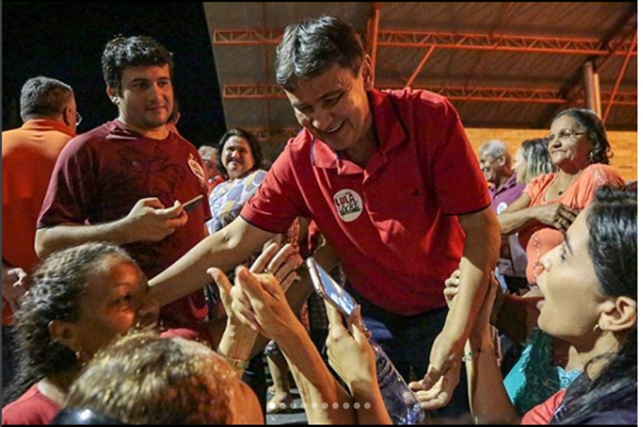 Governador em ato em prol de Lula em Campo Maior