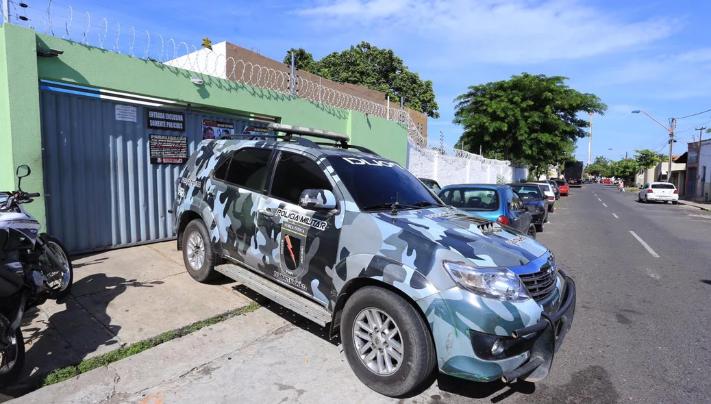 Viatura do da Força Tática do 9º Batalhão da Polícia Militar