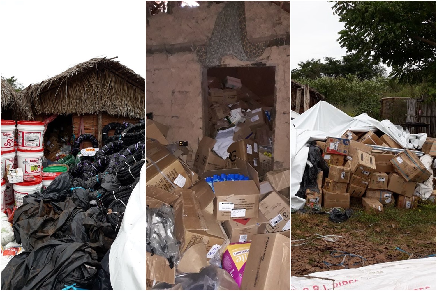 Material encontrado pela polícia