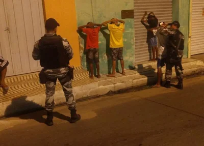 Policiais em operação Jaicós Seguro 