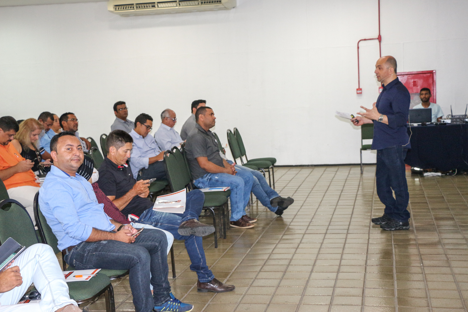 Palestra durante o evento