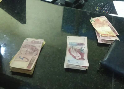 Notas falsas apreendidas