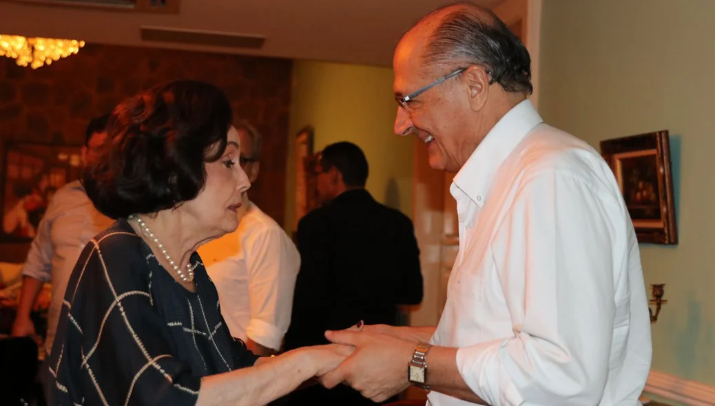 Alckmin e Mirian Portella