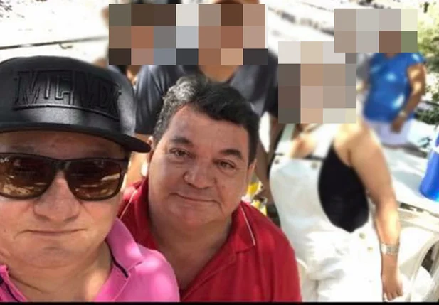 Luís Albuquerque e seu primo Dr. Gilberto 