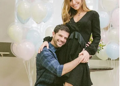Sabrina e Duda grávidos de uma menina 