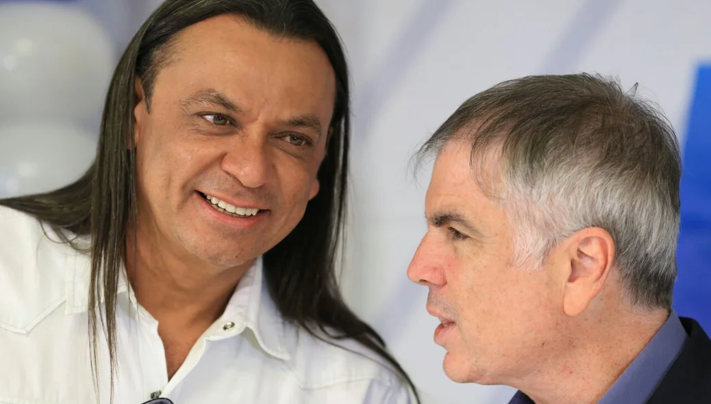 Frank Aguiar e Flávio Rocha