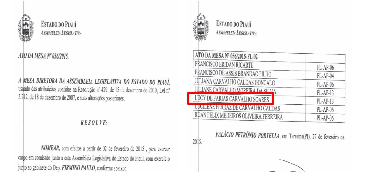 Nomeação de Lucy Silveira 