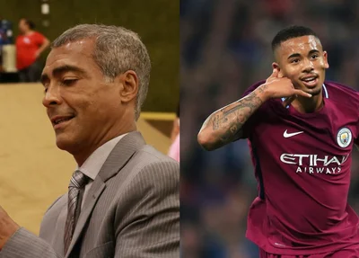 Romário e Gabriel Jesus