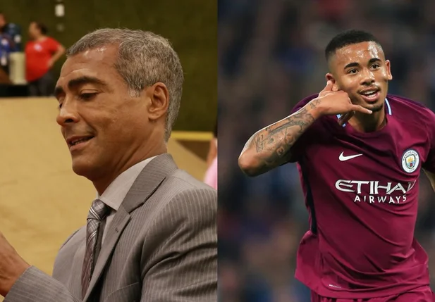Romário e Gabriel Jesus
