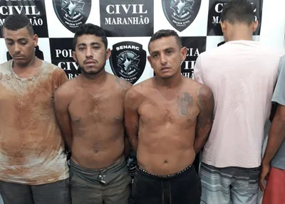 Acusados que foram presos em Timon