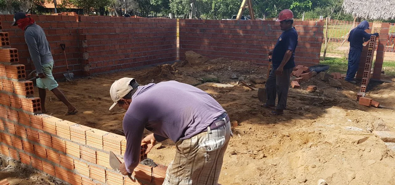 Construção do restaurante
