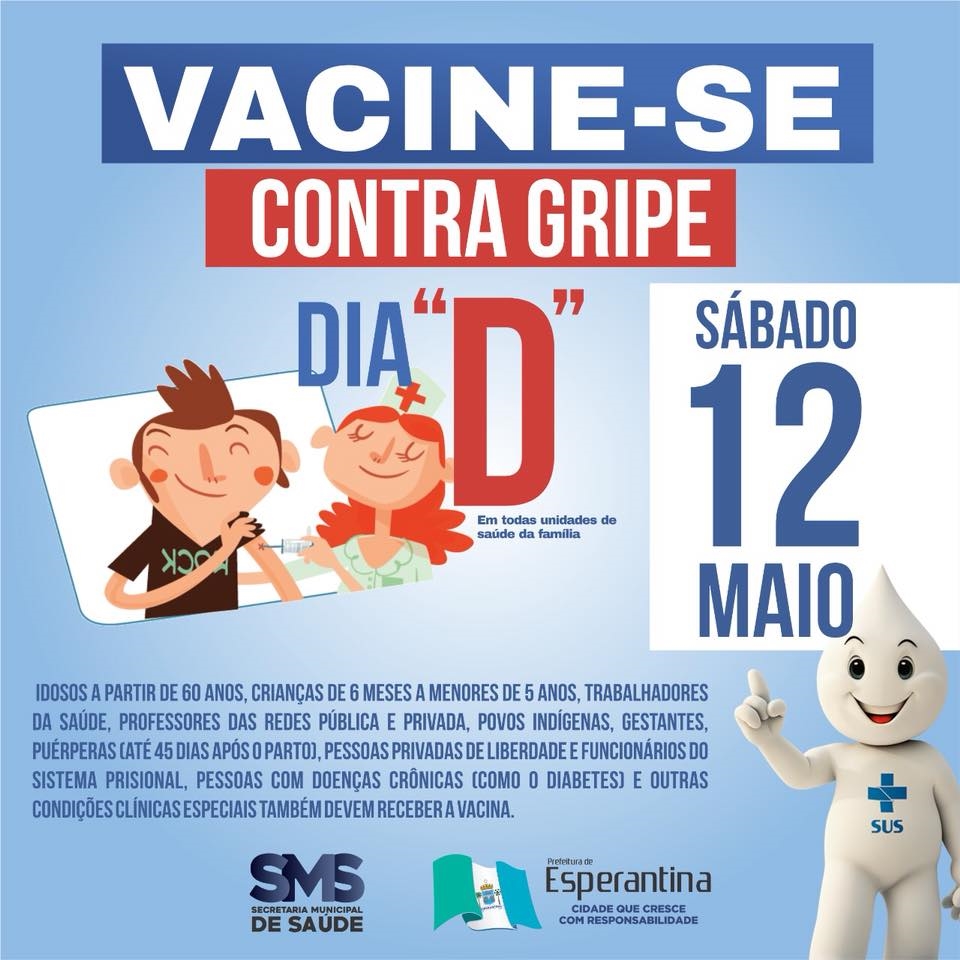 Dia D contra a gripe em Esperantina
