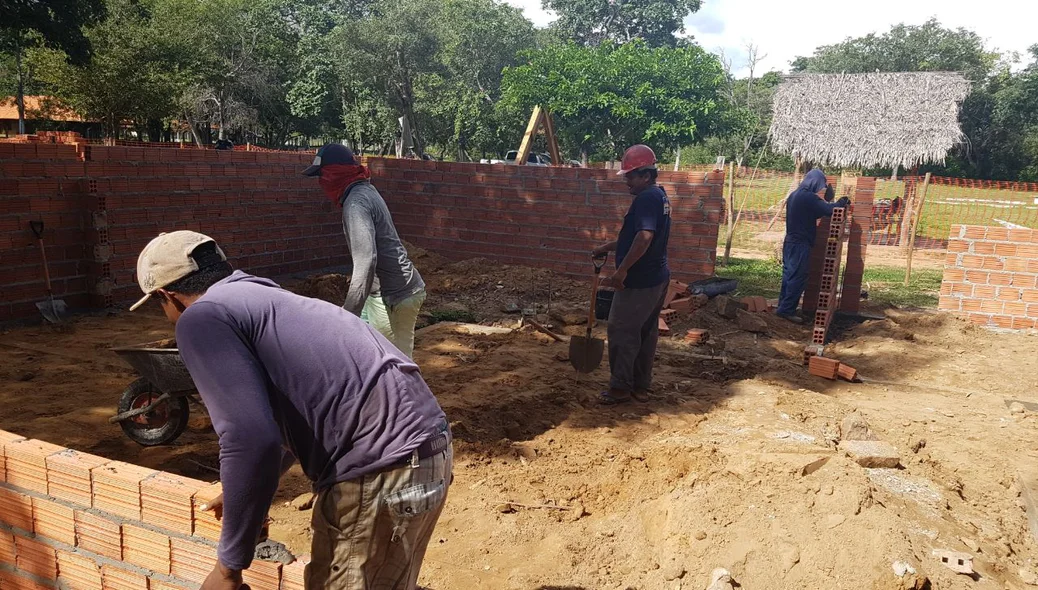Início das obras do novo restaurante