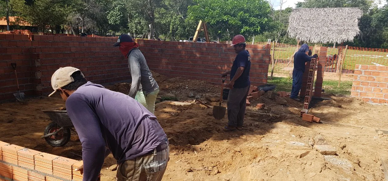 Início das obras do novo restaurante