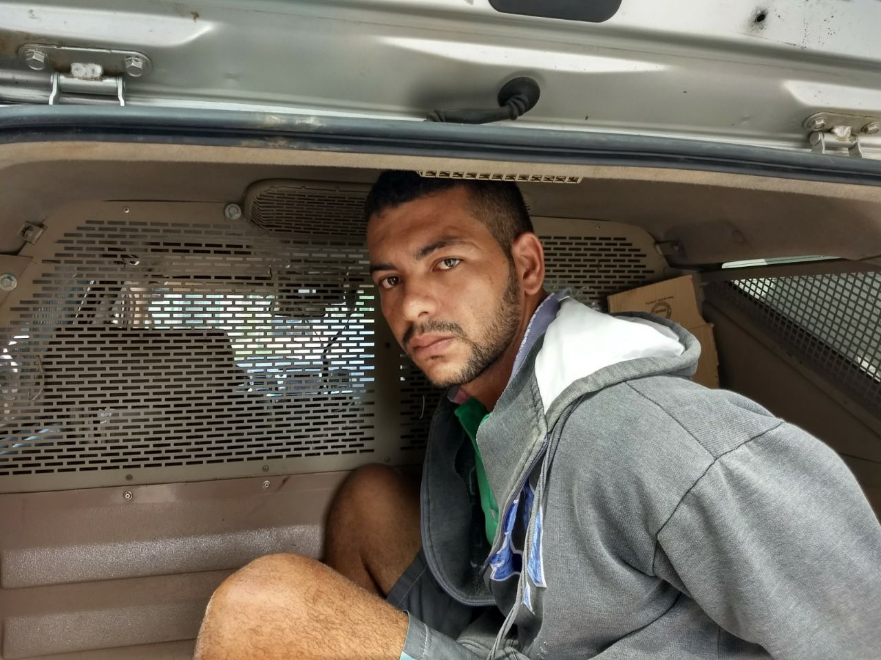 Jhone Gomes dos Santos, preso na zona norte