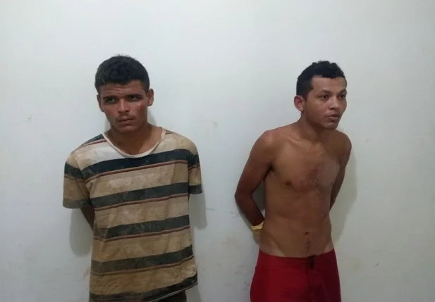 Presos pela Polícia Militar de União