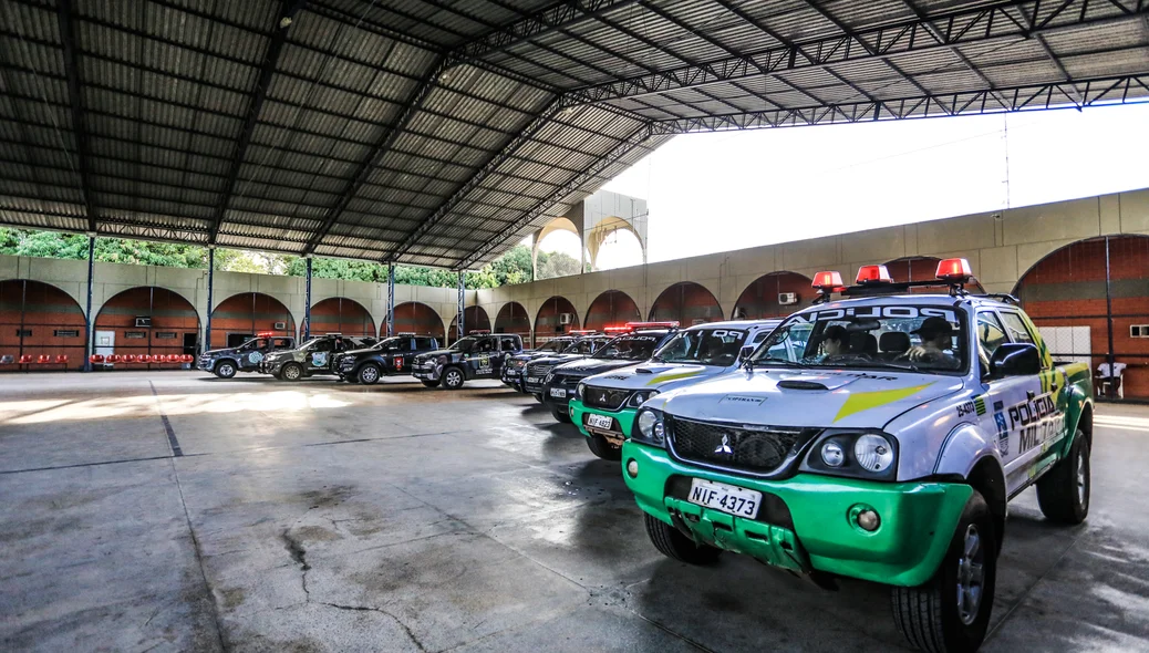 Viaturas da Polícia Militar 