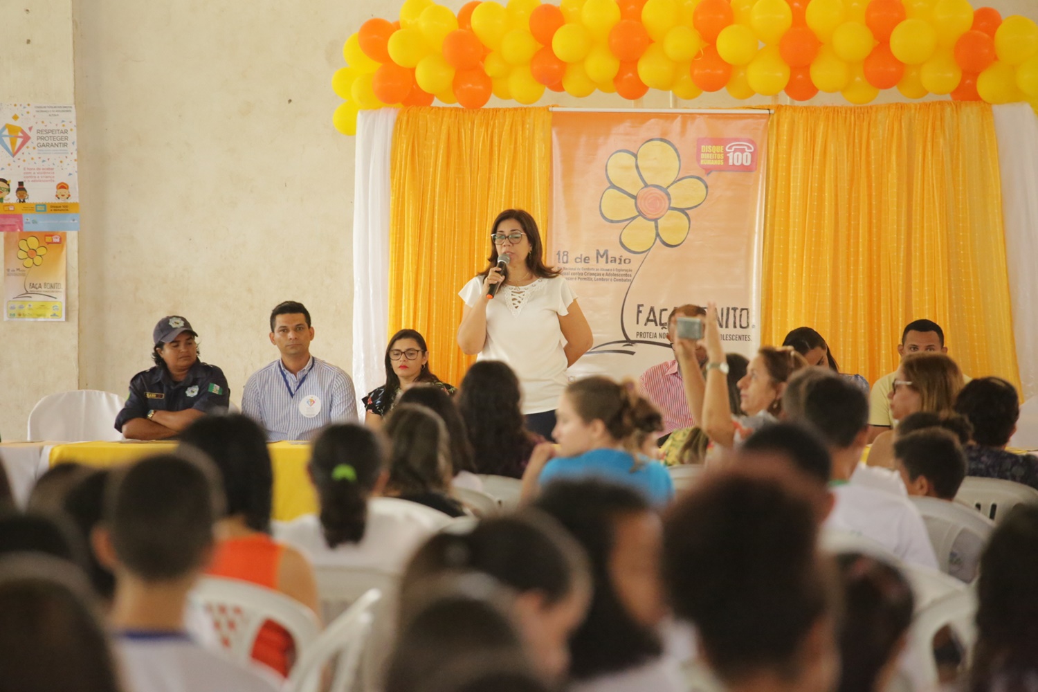 Palestra da Prefeitura de Altos sobre exploração infantil