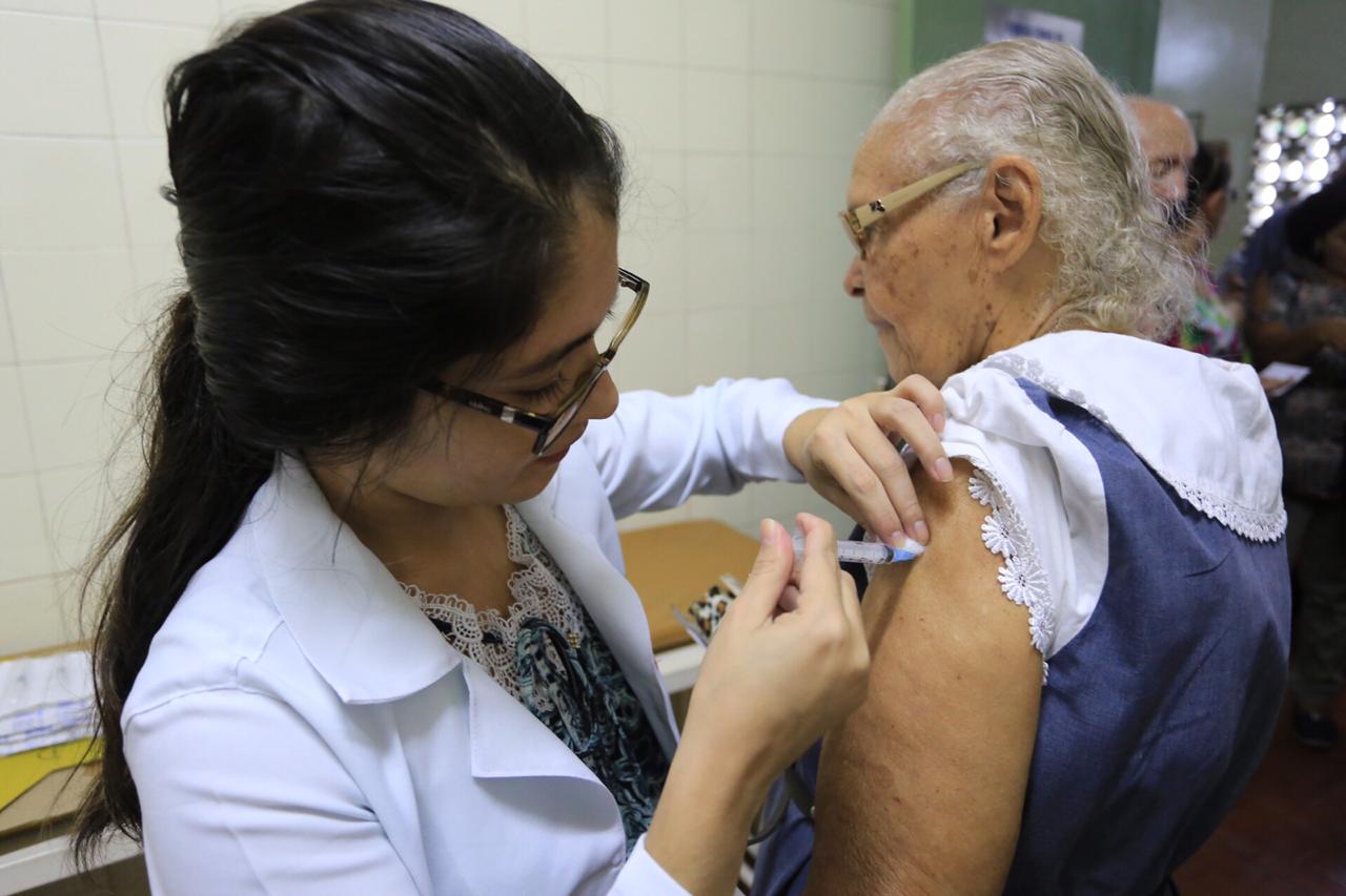 Vacinação contra a gripe em Teresina