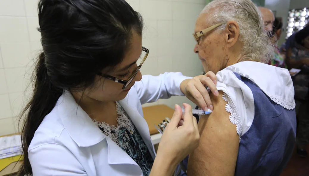 Vacinação contra a gripe em Teresina
