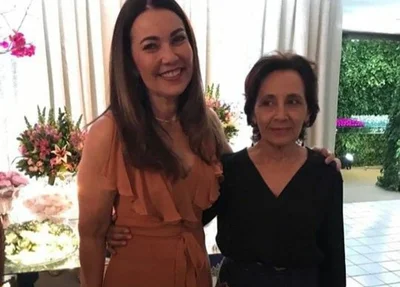 Margarete Coelho e sua mãe, D. Edi