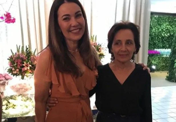 Margarete Coelho e sua mãe, D. Edi