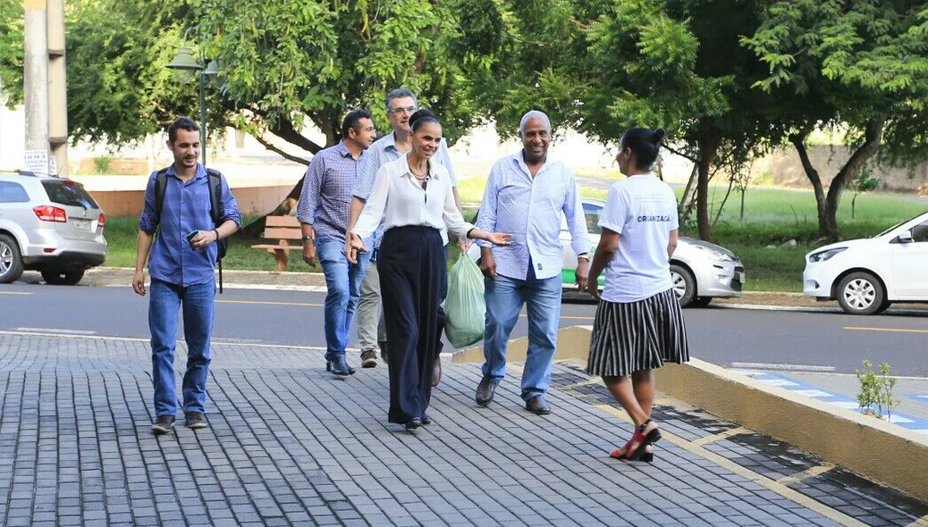 Marina Silva chega a Teresina