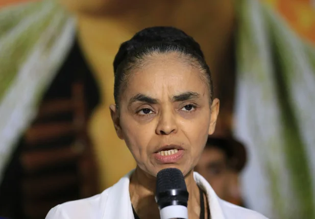 Presidenciável Marina Silva durante visita a Teresina