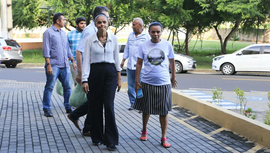 Presidenciável Marina Silva visita Teresina