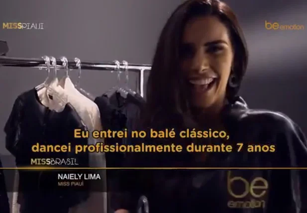 Vídeo da piauiense Naiely Lima no Miss Brasil 