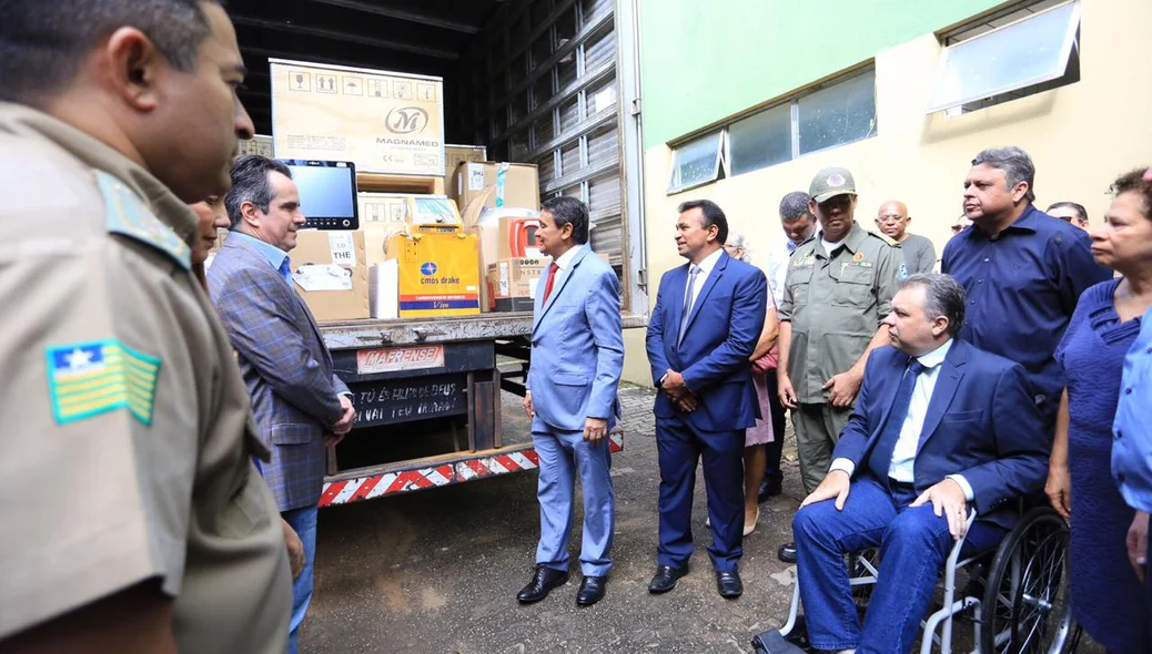 Governador Wellington Dias participa da entrega de equipamentos no Hospital da PM